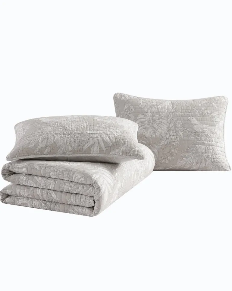 Jungle Toile Reversible 3-Piece King Quilt Set