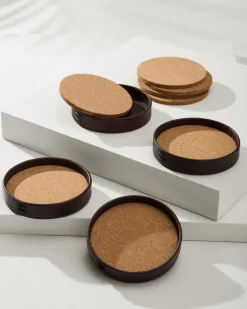 Leather Coasters—Set of 4