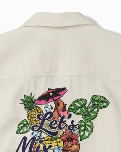 Let's Mix & Mingle Silk Camp Shirt