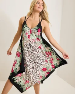 Lily Cat Scarf Coverup Dress