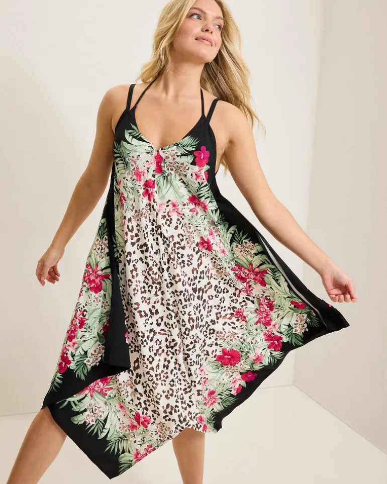 Lily Cat Scarf Coverup Dress