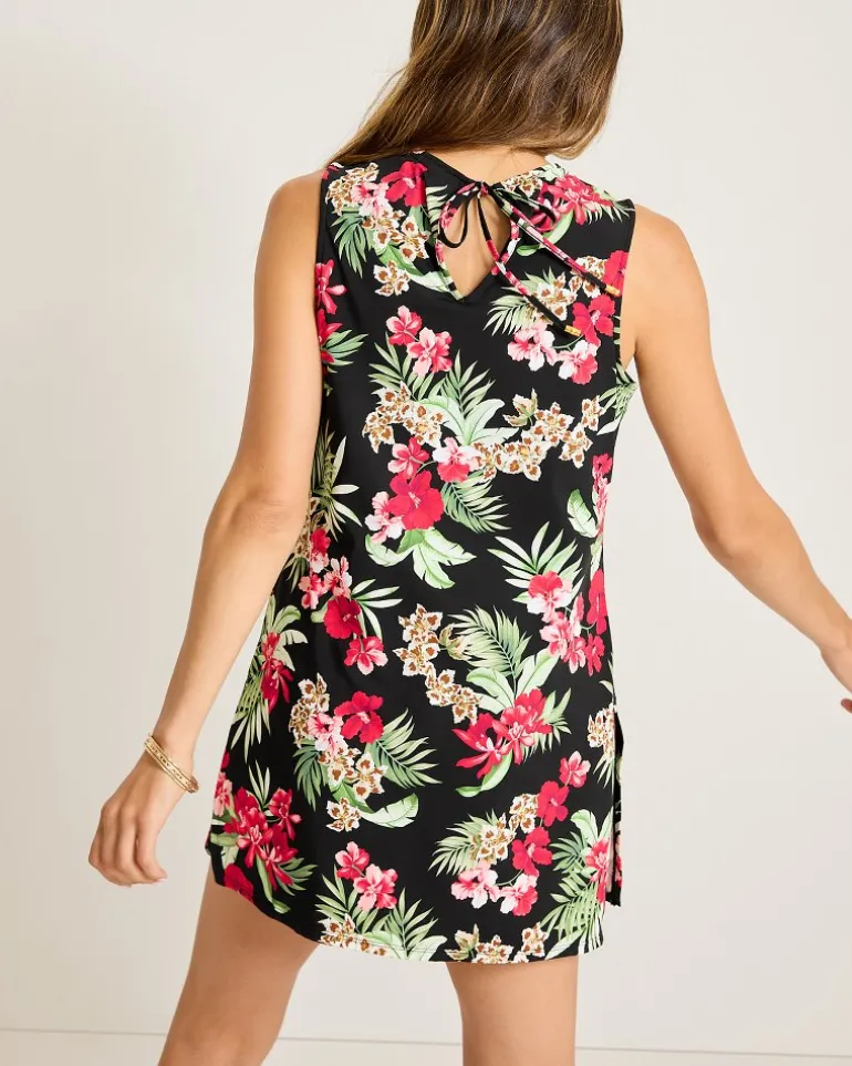 Lily Cat Split-Neck Beach Romper