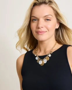 Madeira Mother of Pearl Statement Necklace