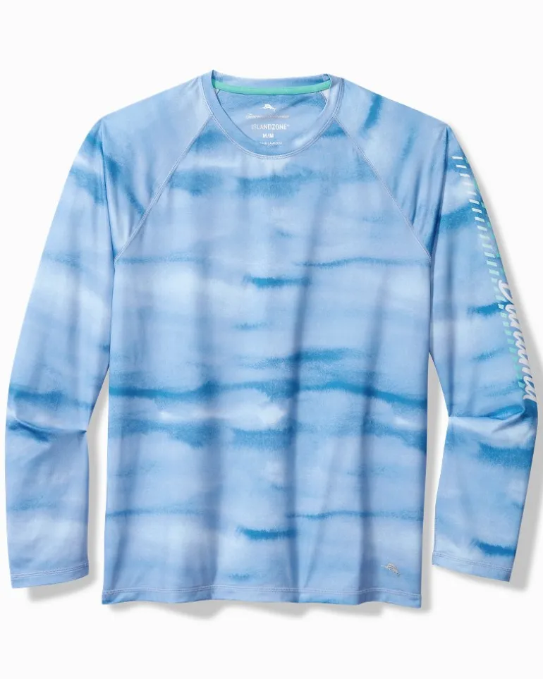 Malibu Fronds Crew IslandZone® Rash Guard