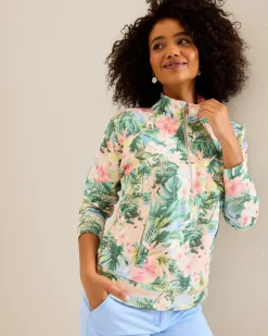 Marina Del Mar Ocean Vida Half-Zip Sweatshirt