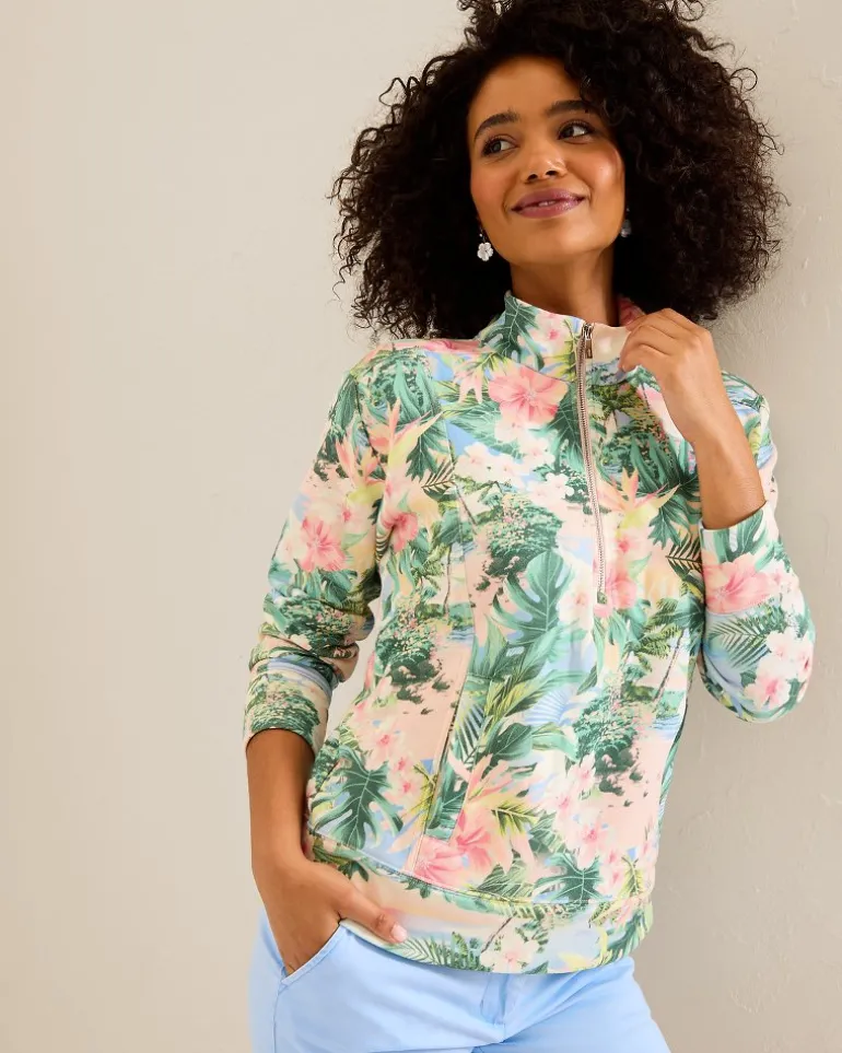 Marina Del Mar Ocean Vida Half-Zip Sweatshirt