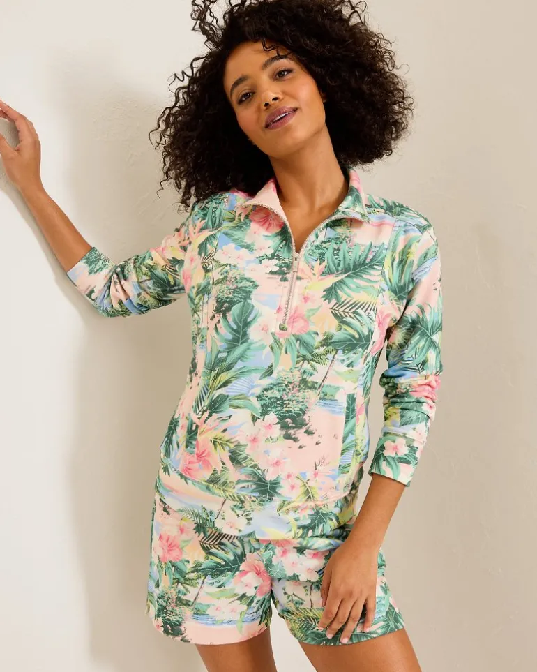 Marina Del Mar Ocean Vida Half-Zip Sweatshirt