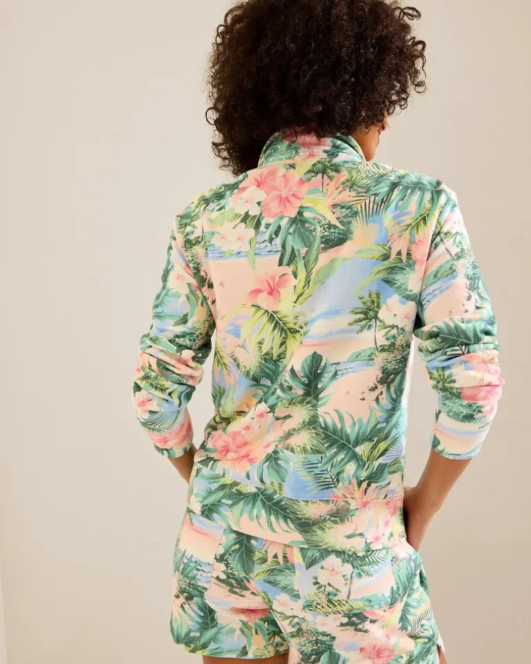 Marina Del Mar Ocean Vida Half-Zip Sweatshirt