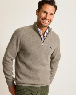Marlin Luxe Half-Zip Sweater