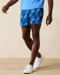 Maui Breaker Palm Route 5-Inch Hybrid Shorts