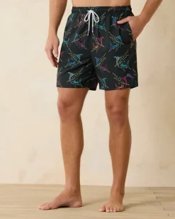 Naples Spotted at Sea 6-Inch Swim Trunks