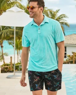 Naples Spotted at Sea 6-Inch Swim Trunks