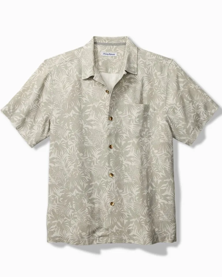 Palm Haven Silk Camp Shirt