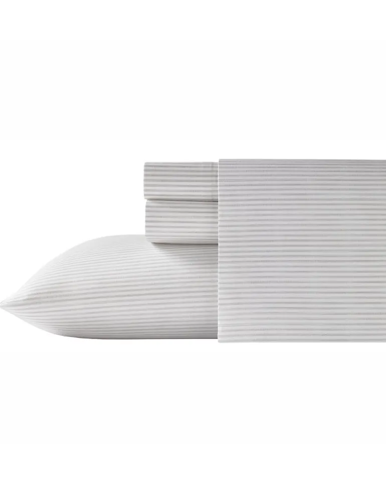 Paloma Stripe Cloud 4-Piece Queen Sheet Set
