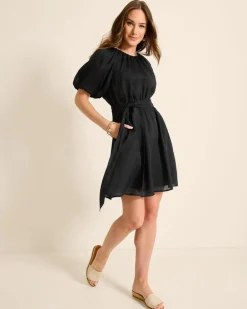 Paradise Breeze Elbow-Sleeve Dress