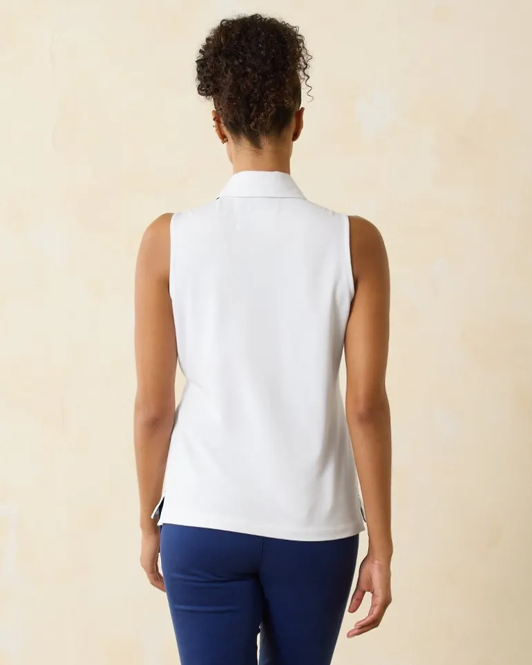 Paradise Piqué Sleeveless Polo