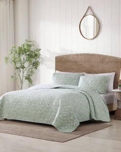 Pineapple Bloom Reversible 2-Piece Twin Quilt Set