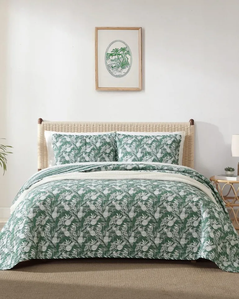 Pineapple Venture 3-Piece Full/Queen Quilt Set