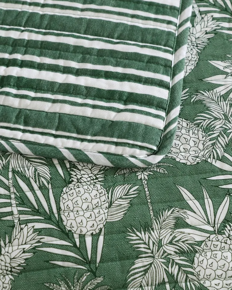 Pineapple Venture 3-Piece Full/Queen Quilt Set