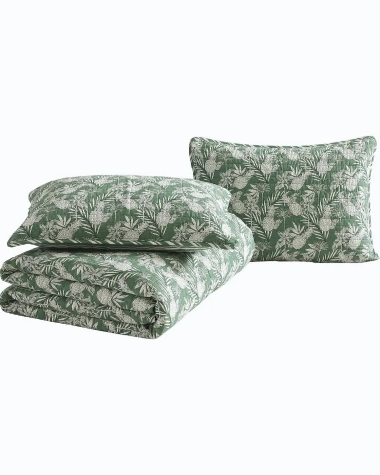 Pineapple Venture 3-Piece King Quilt Set
