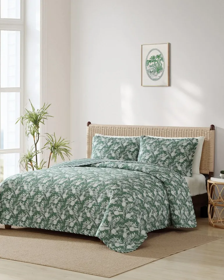Pineapple Venture 3-Piece King Quilt Set