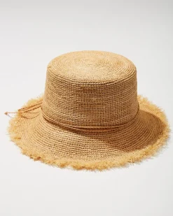 Raffia Packable Bucket Hat