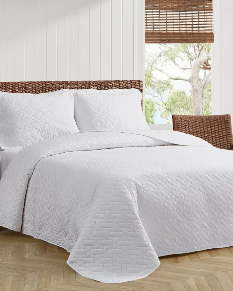 Raffia Solid 2-Piece Twin Quilt Set