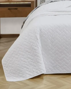 Raffia Solid 2-Piece Twin Quilt Set
