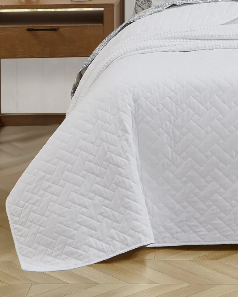 Raffia Solid 2-Piece Twin Quilt Set