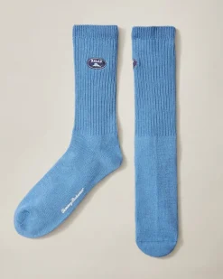 Relax Ribbed Crew Socks