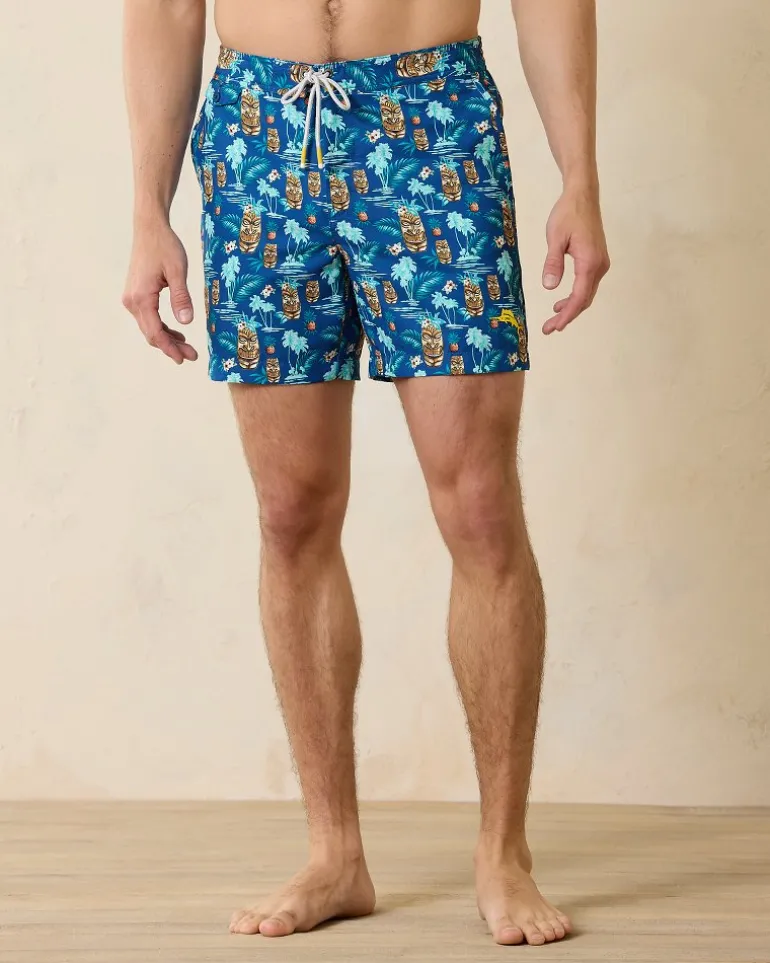 Rialto Tiki Tropics 6-Inch Swim Trunks