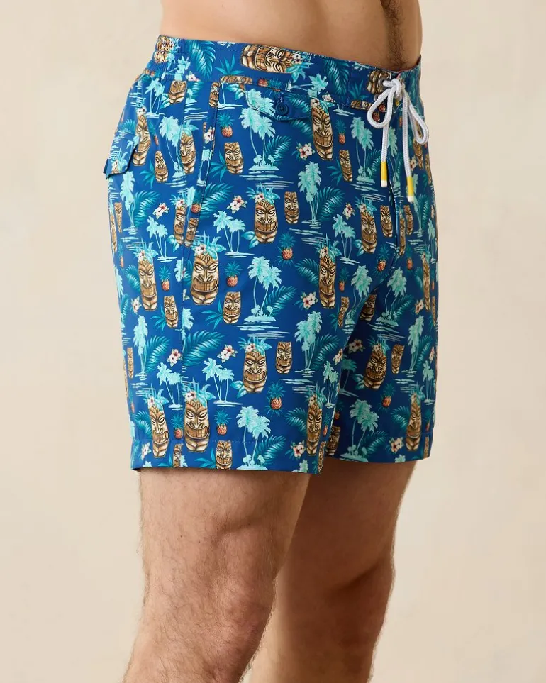 Rialto Tiki Tropics 6-Inch Swim Trunks