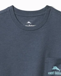 Rumming Back, Wine Retriever Pocket T-Shirt