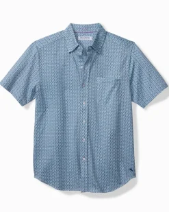 San Lucio Plaza Geo Stretch Knit Shirt
