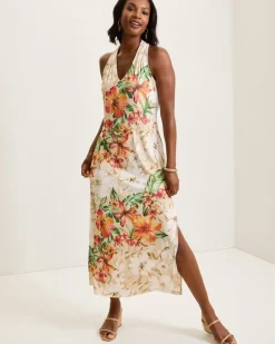 Sandy Solar Bloom Maxi Dress