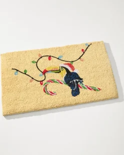 Santa's Toucan Coir Door Mat