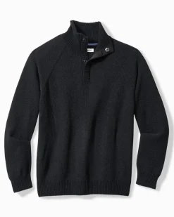Shoreline Surfcomber Snap-Mock Sweater