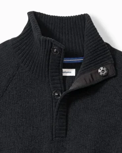 Shoreline Surfcomber Snap-Mock Sweater