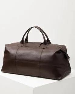 Stanford Brown Leather Duffel Bag