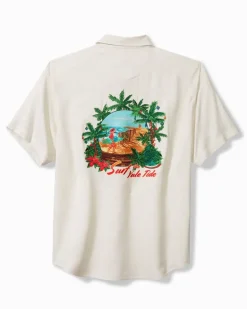 Surf the Yule Tide Silk Camp Shirt