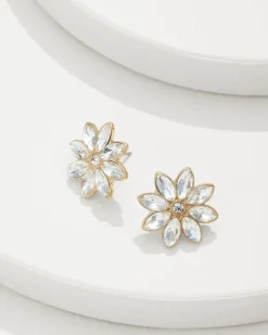 Tidal Treasure Floral Stud Earrings