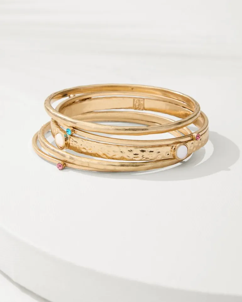 Tidal Treasure Shell Bracelet Set