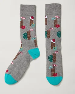 Tiki's the Season Socks