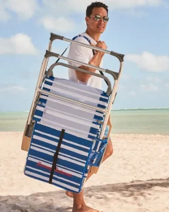 Tommy Bahama Pineapple Stripe Highboy Chair with Shade