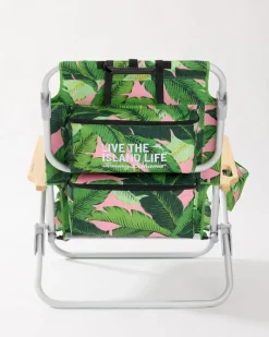 Tommy Bahama Swaying Fronds Deluxe Backpack Beach Chair