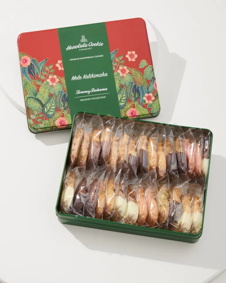Tommy Bahama x Honolulu Cookie Company® Mele Kalikimaka Gift Tin