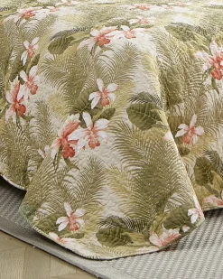 Tropical Orchid 3-Piece Full/Queen Quilt Set