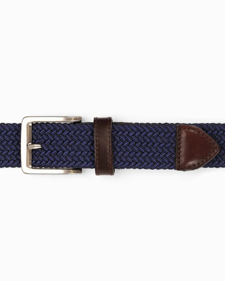 Two-Tone Stretch Webbed Belt
