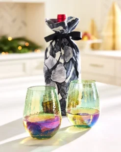 Upcycled Wine Bottle Gift Bag