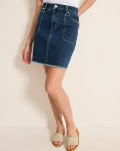 Utility Denim Skirt